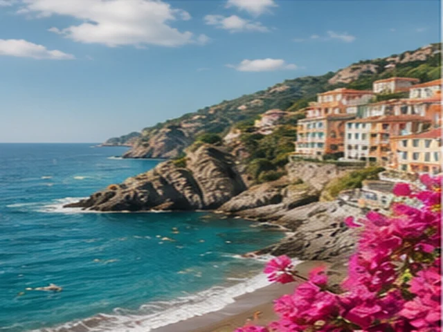 Travel coast photo for a story grid